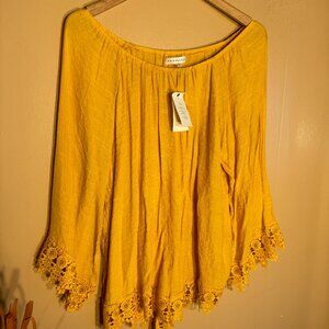 Retrology XL Amber Gold  Top - New